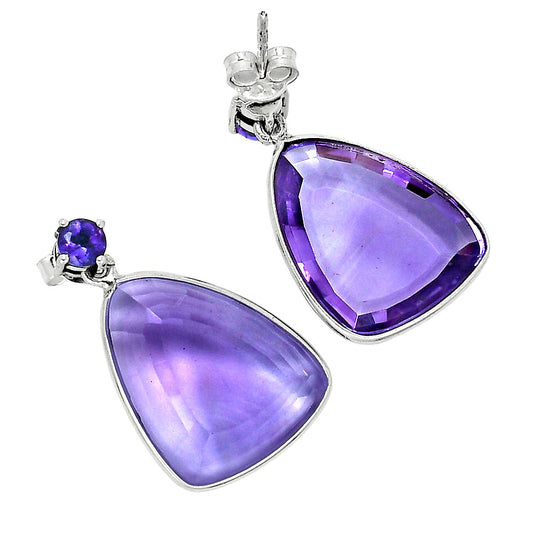 Premium Quality Amethyst - Brazil Earrings E-1256 11-EE10011
