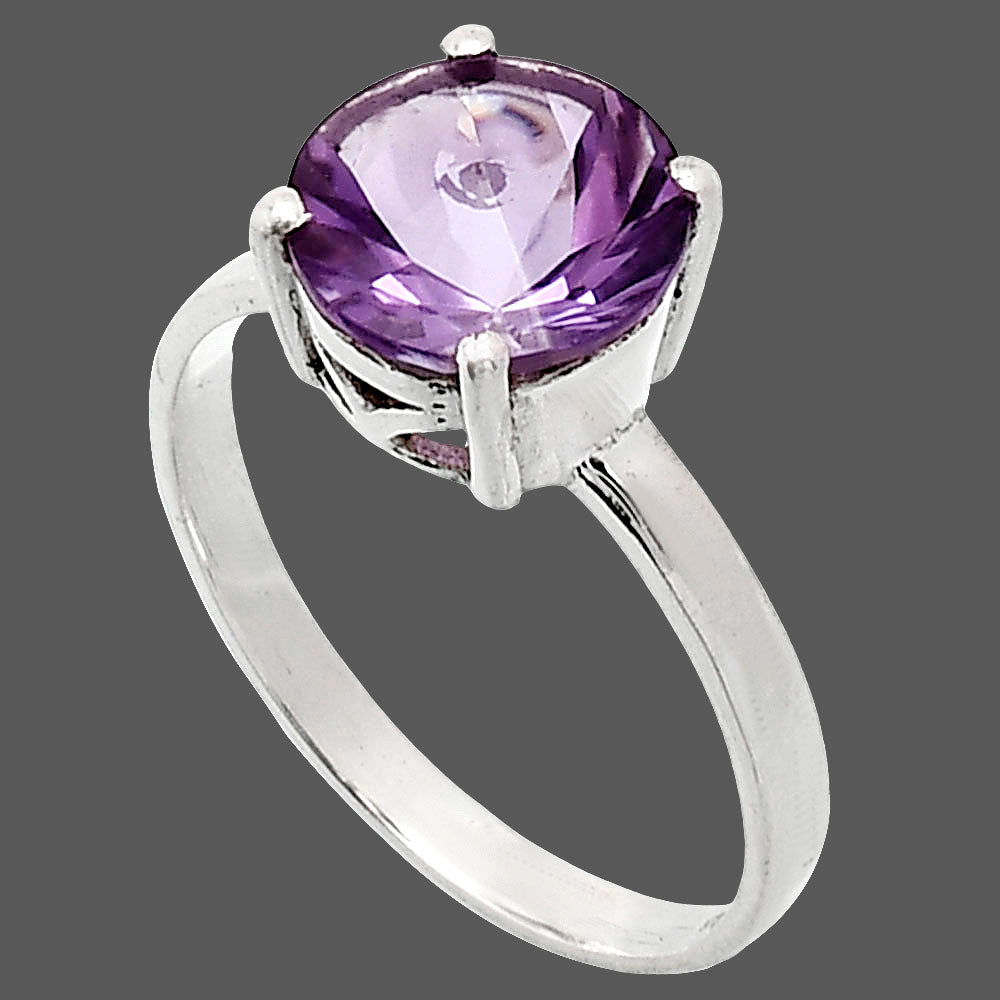 Fancy Cut Premium African Amethyst Ring size-9.5 R-1019 11-ER10044