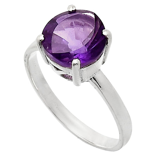 Fancy Cut Premium African Amethyst Ring size-9.5 R-1019 11-ER10051