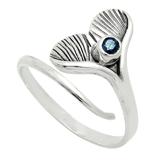 Premium Quality Mermaid Tail Charm - Amethyst Ring size-9 R-1070 11-ER10067