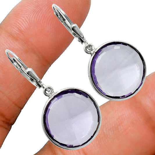 Premium Quality Amethyst - Brazil Pendant Earrings Set T-1015 11-ET10001
