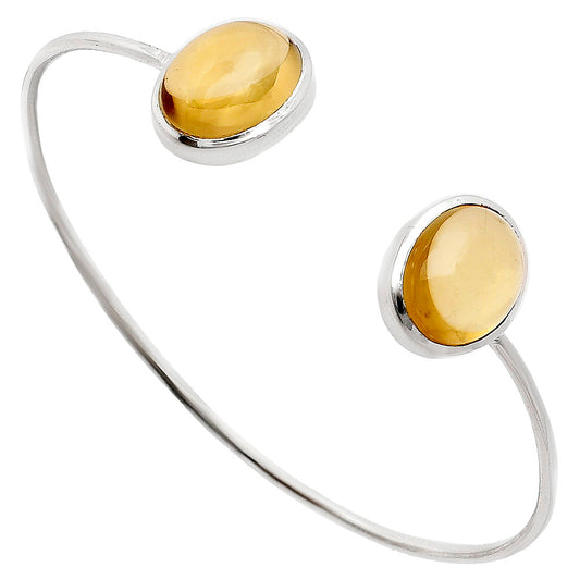 Premium Quality Citrine Cab Cuff Bangle Bracelet B-1004 12-EB10032