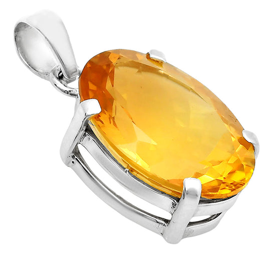 Premium Quality Natural Citrine Pendant P-1013 12-EP10030