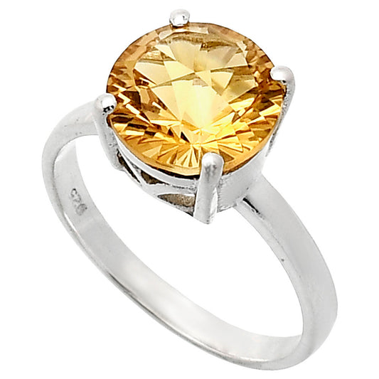 Fancy Cut Premium Natural Citrine Ring size-8 R-1019 12-ER10081