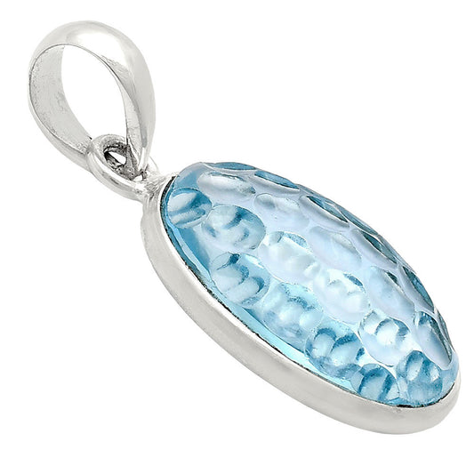Fancy Cut Premium Sky Blue Topaz Pendant P-1001 13-EP10055