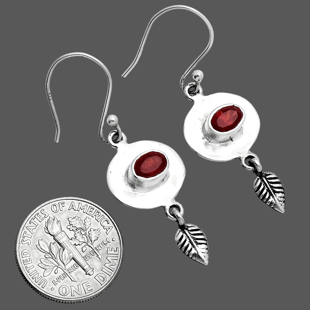 Premium Quality Hessonite Garnet - Madagascar Earrings E-1230 14-EE10164