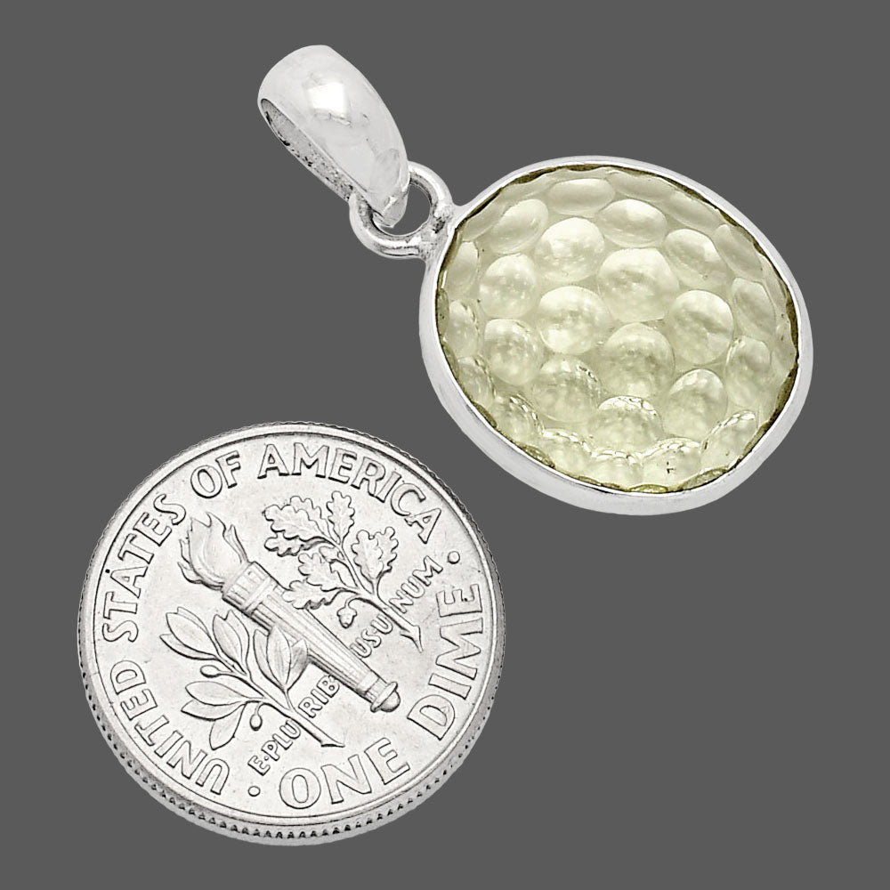 Fancy Cut Premium Prasiolite (Green Amethyst) Pendant P-1001 16-EP10066