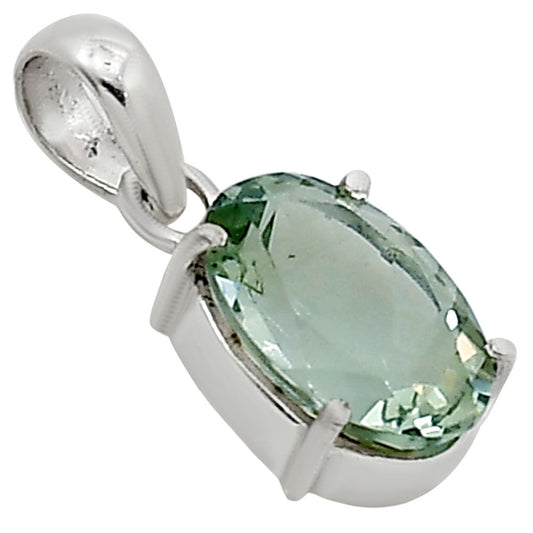 Prasiolite (Green Amethyst) Pendant P-1013 16-EP11052