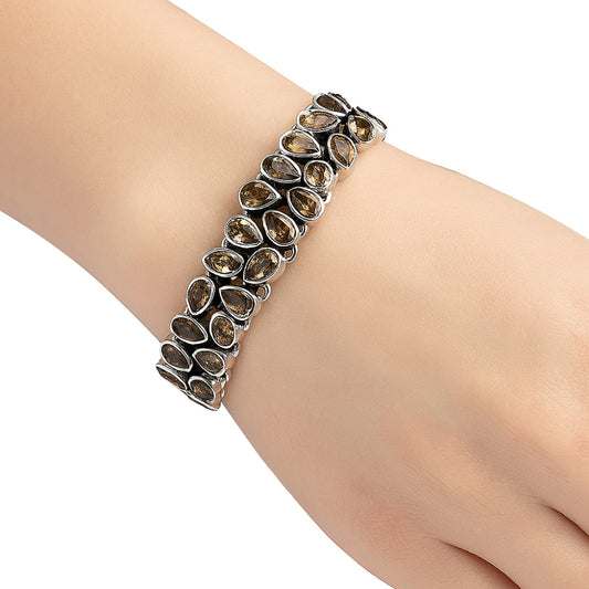 Natural Smoky Quartz - Brazil Bracelet B-1045 17-EB10080