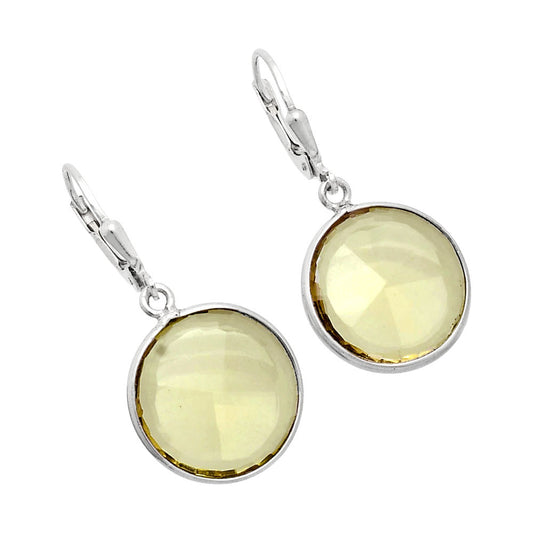 Fancy Cut Premium Lemon Quartz Earrings E-1254 19-EE10205
