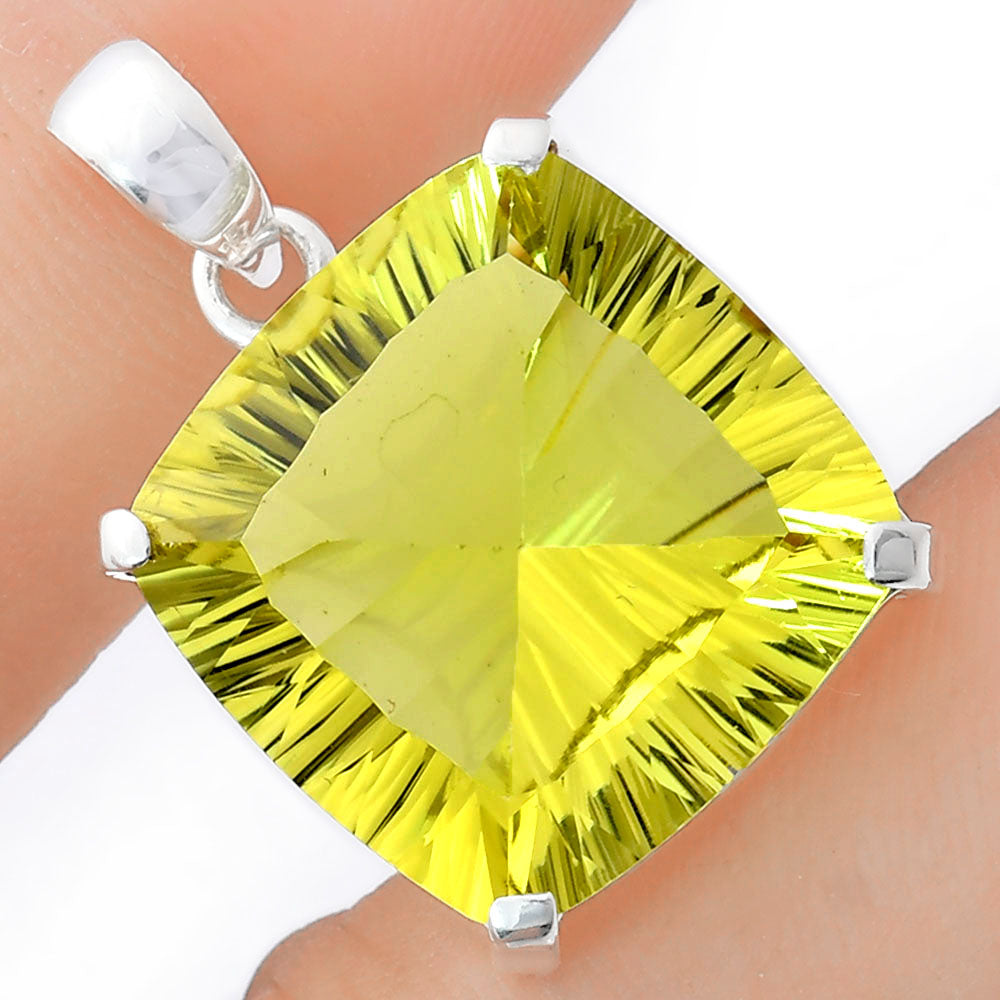 Premium Quality Natural Green Gold Pendant P-1013 19-EP10086