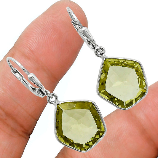 Premium Quality Lemon Quartz Pendant Earrings Set T-1015 19-ET10017