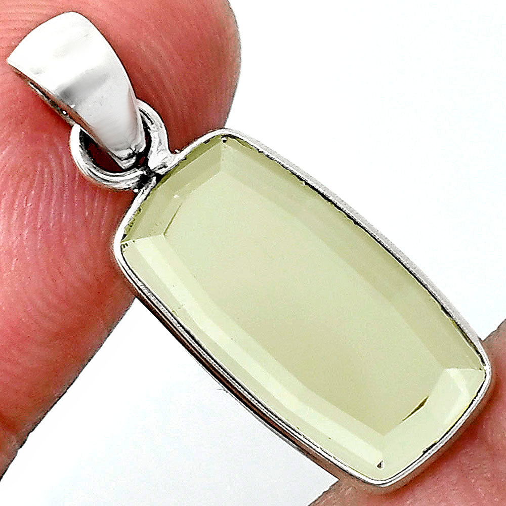 Premium Quality Lemon Quartz Pendant Earrings Set T-1015 19-ET10019