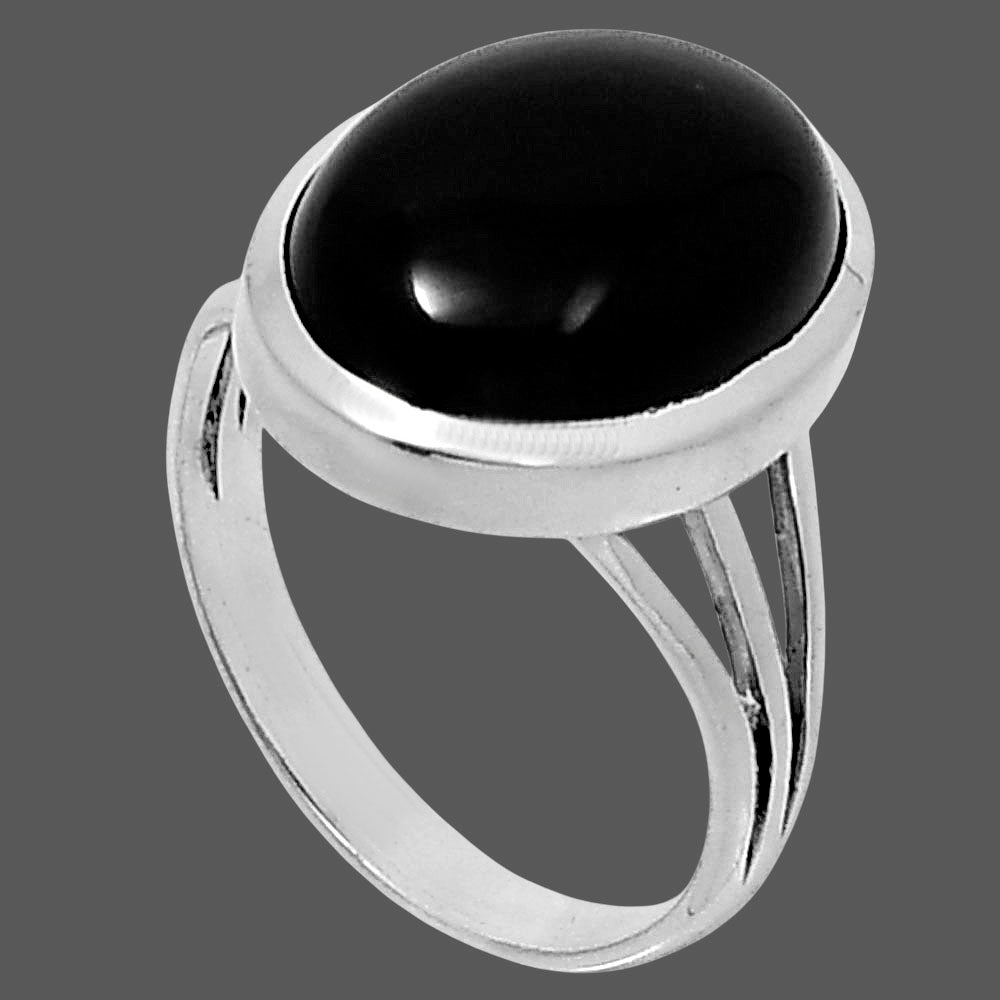 Premium Quality Black Onyx - Brazil Ring size-8 R-1006 23-ER10377