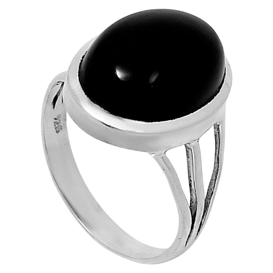 Premium Quality Black Onyx - Brazil Ring size-9 R-1006 23-ER10379