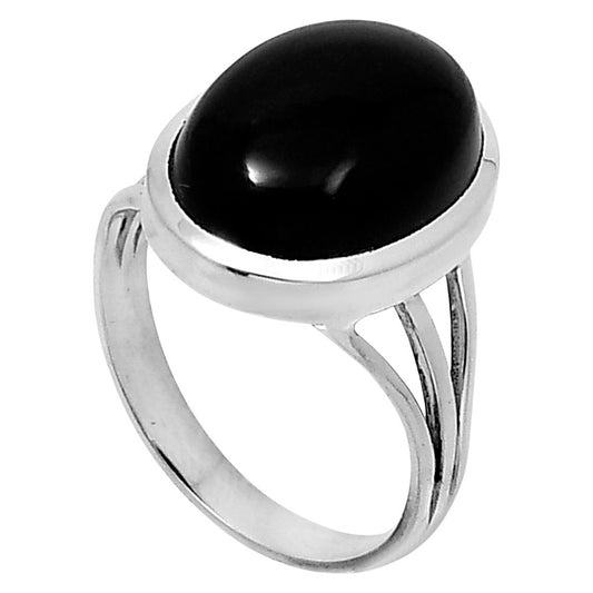 Premium Quality Black Onyx - Brazil Ring size-9 R-1006 23-ER10381