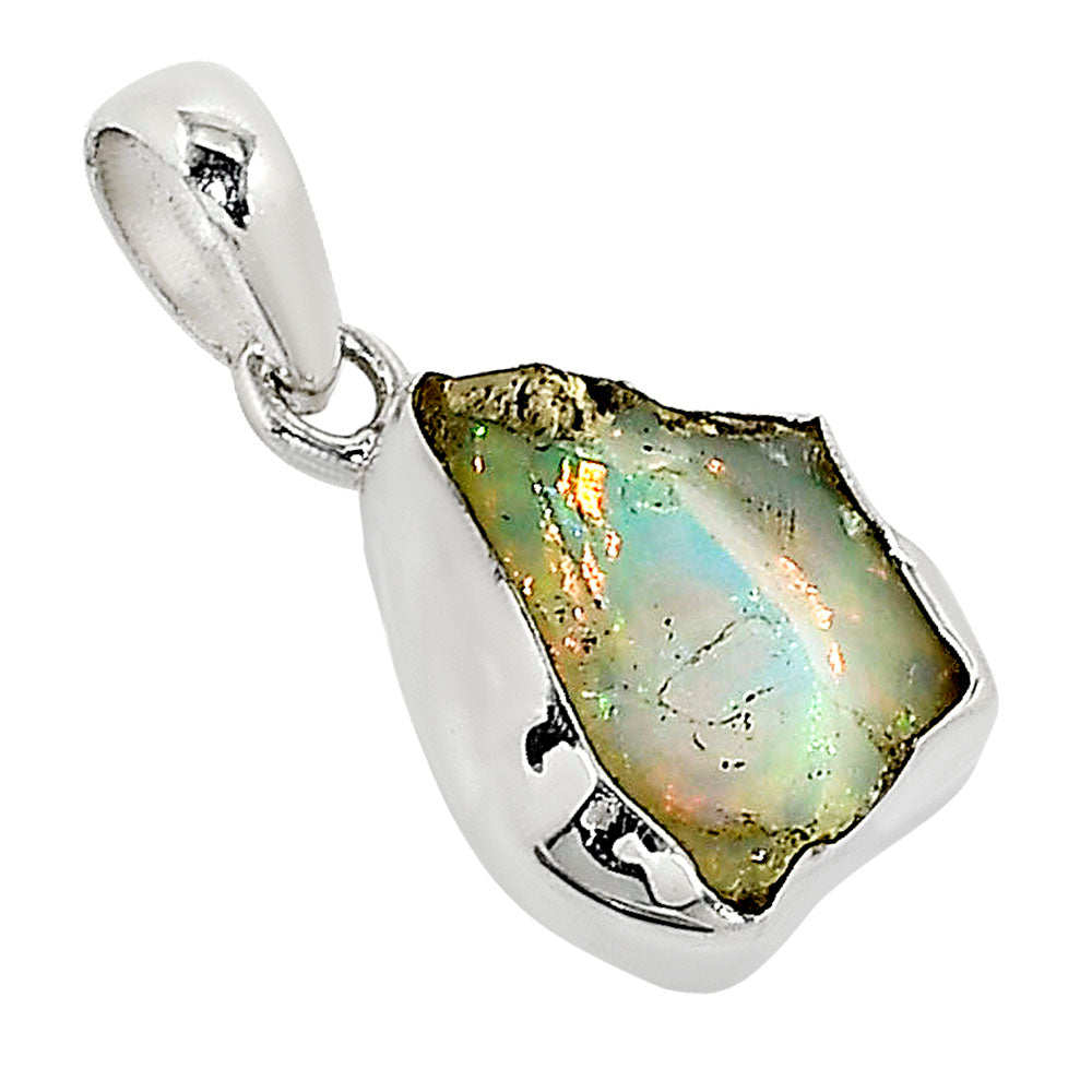 Ethiopian Opal Rough Pendant P-1001 25-EP11198