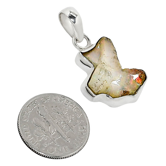 Ethiopian Opal Rough Pendant P-1001 25-EP11209