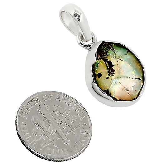 Ethiopian Opal Rough Pendant P-1001 25-EP11219