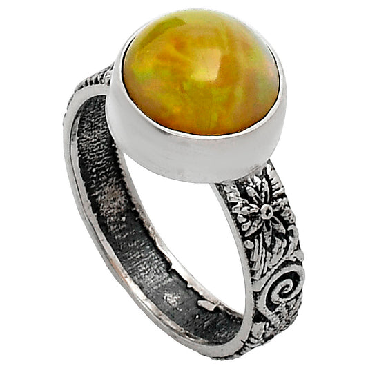 Premium Quality Ethiopian Opal Ring size-7 R-1055 25-ER10445