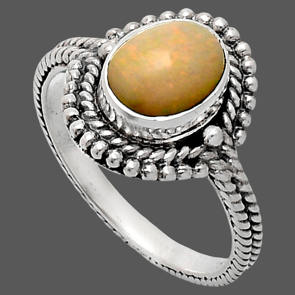 Premium Quality Ethiopian Opal Ring size-8 R-1729 25-ER10460