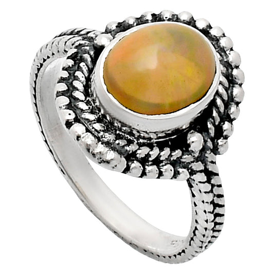 Premium Quality Ethiopian Opal Ring size-6 R-1729 25-ER10461