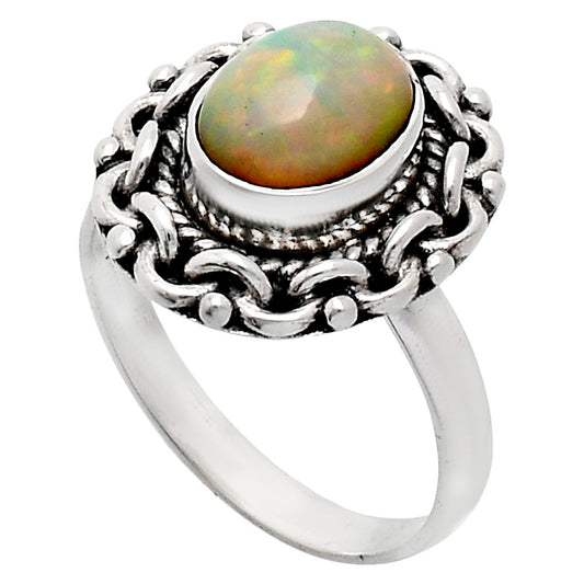 Premium Quality Ethiopian Opal Ring size-7 R-1667 25-ER10475
