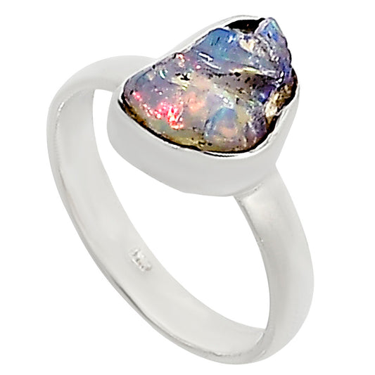 Ethiopian Opal Rough Ring size-7 R-1001 25-ER16000