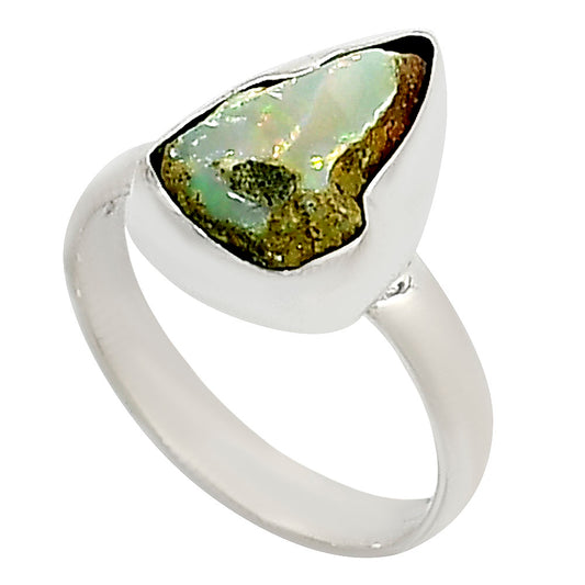 Ethiopian Opal Rough Ring size-7 R-1001 25-ER16187
