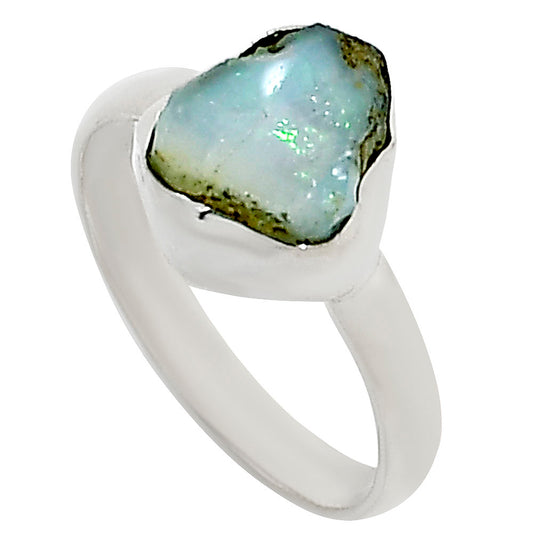 Ethiopian Opal Rough Ring size-9 R-1001 25-ER16249