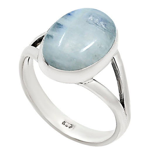 Rainbow Moonstone Ring size-8 R-1002 26-ER15331
