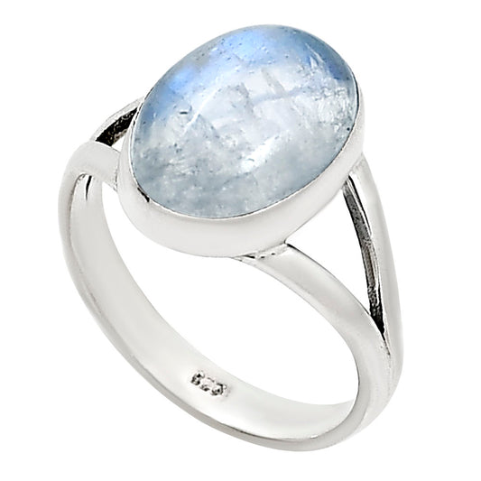 Rainbow Moonstone Ring size-8 R-1002 26-ER15347