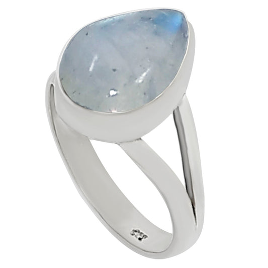 Rainbow Moonstone Ring size-8 R-1002 26-ER16319