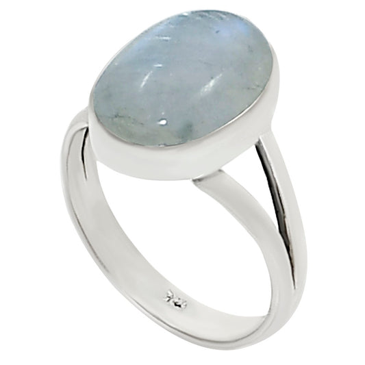 Rainbow Moonstone Ring size-8 R-1002 26-ER16334