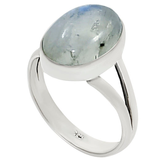Rainbow Moonstone Ring size-9 R-1002 26-ER16365