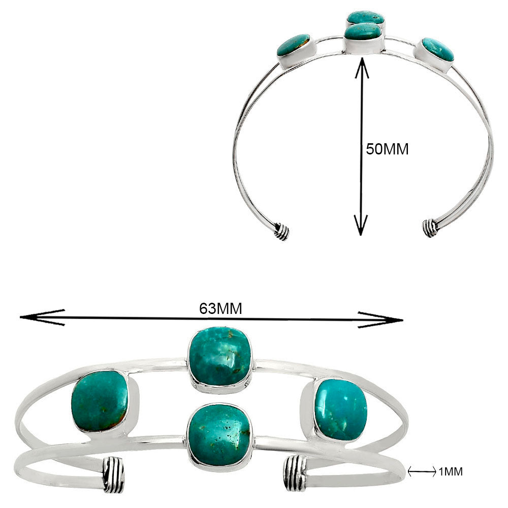 Premium Quality Turquoise Nevada Aztec Mt Cuff Bangle Bracelet B-1047 27-EB10169