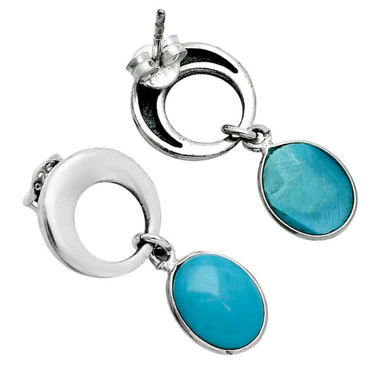 Premium Quality Sleeping Beauty Turquoise - USA Earrings E-1259 27-EE10264