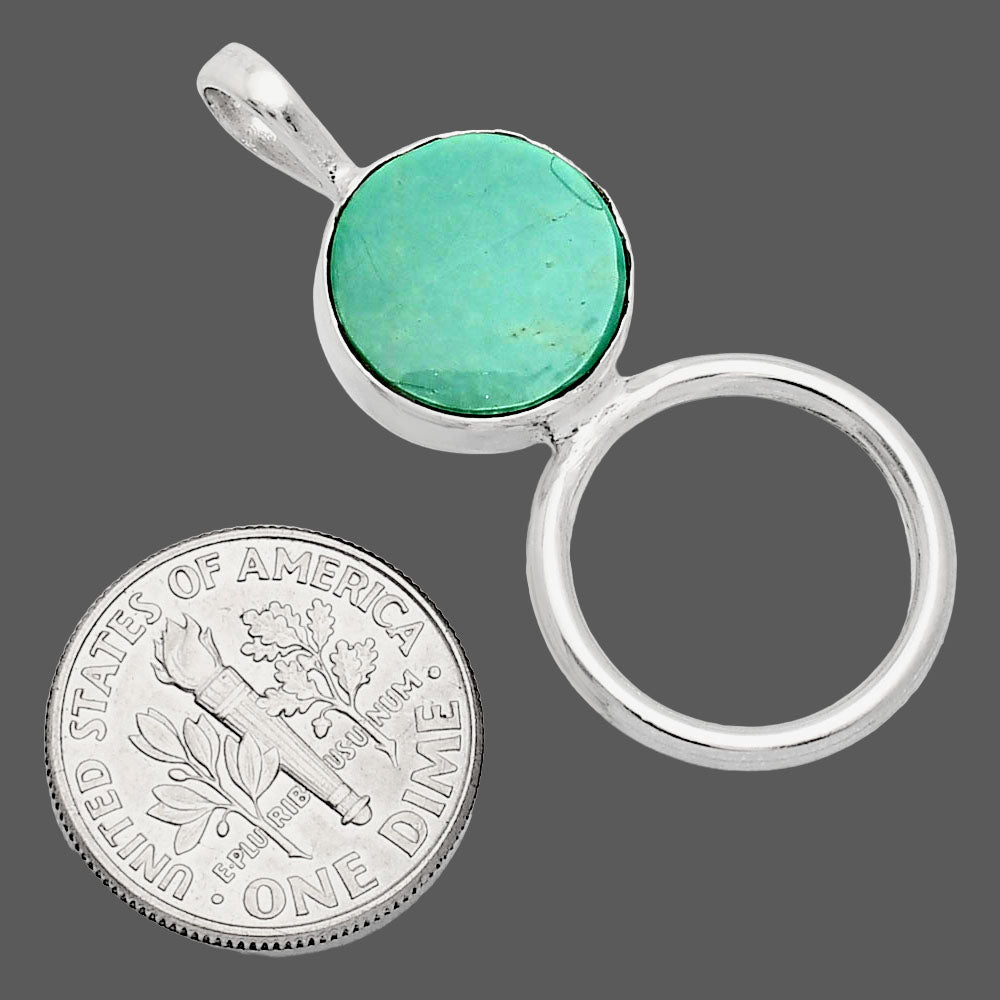 Premium Quality Sleeping Beauty Turquoise Pendant T-1012 27-EP10127