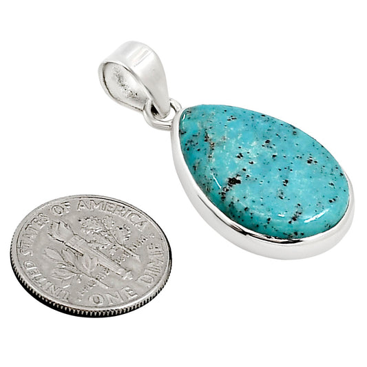 Natural Rare Turquoise Nevada Aztec Mt Pendant P-1002 27-EP10867