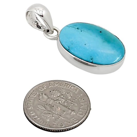 Natural Rare Turquoise Nevada Aztec Mt Pendant P-1001 27-EP11112