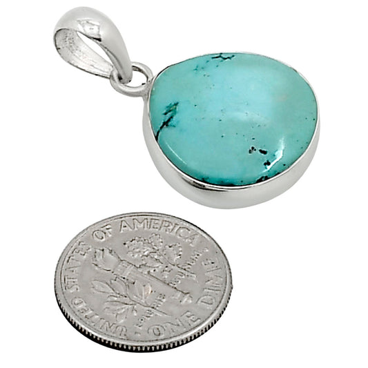 Natural Rare Turquoise Nevada Aztec Mt Pendant P-1001 27-EP11126