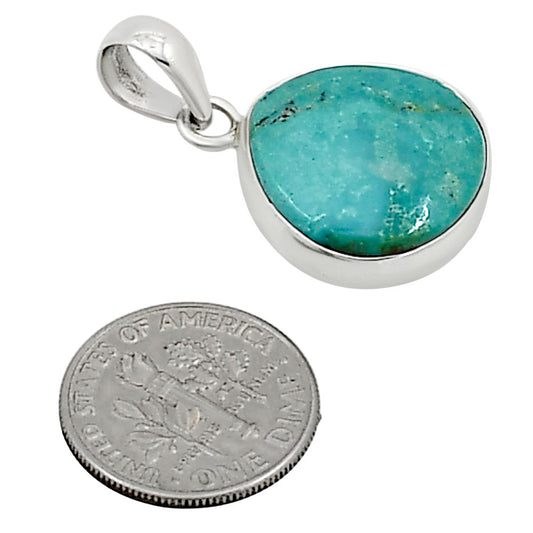 Natural Rare Turquoise Nevada Aztec Mt Pendant P-1001 27-EP11127