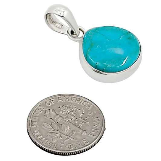 Natural Rare Turquoise Nevada Aztec Mt Pendant P-1001 27-EP11129