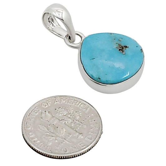 Natural Rare Turquoise Nevada Aztec Mt Pendant P-1001 27-EP11134