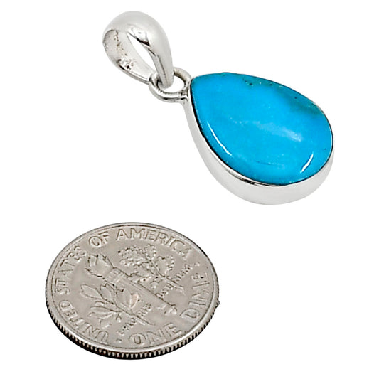 Natural Rare Turquoise Nevada Aztec Mt Pendant P-1001 27-EP11154