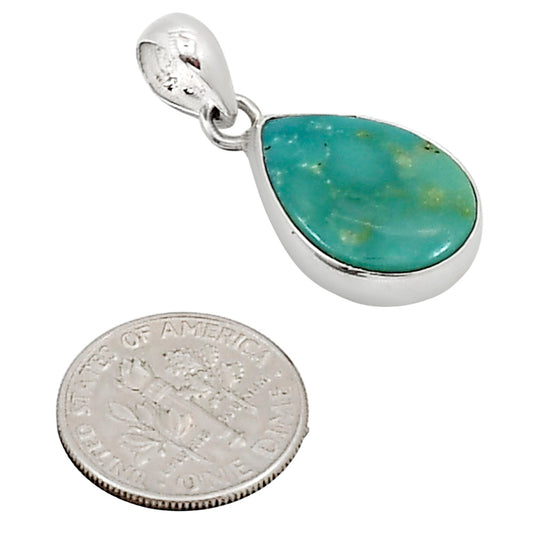 Natural Rare Turquoise Nevada Aztec Mt Pendant P-1001 27-EP11155