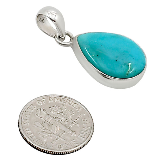 Natural Rare Turquoise Nevada Aztec Mt Pendant P-1001 27-EP11164