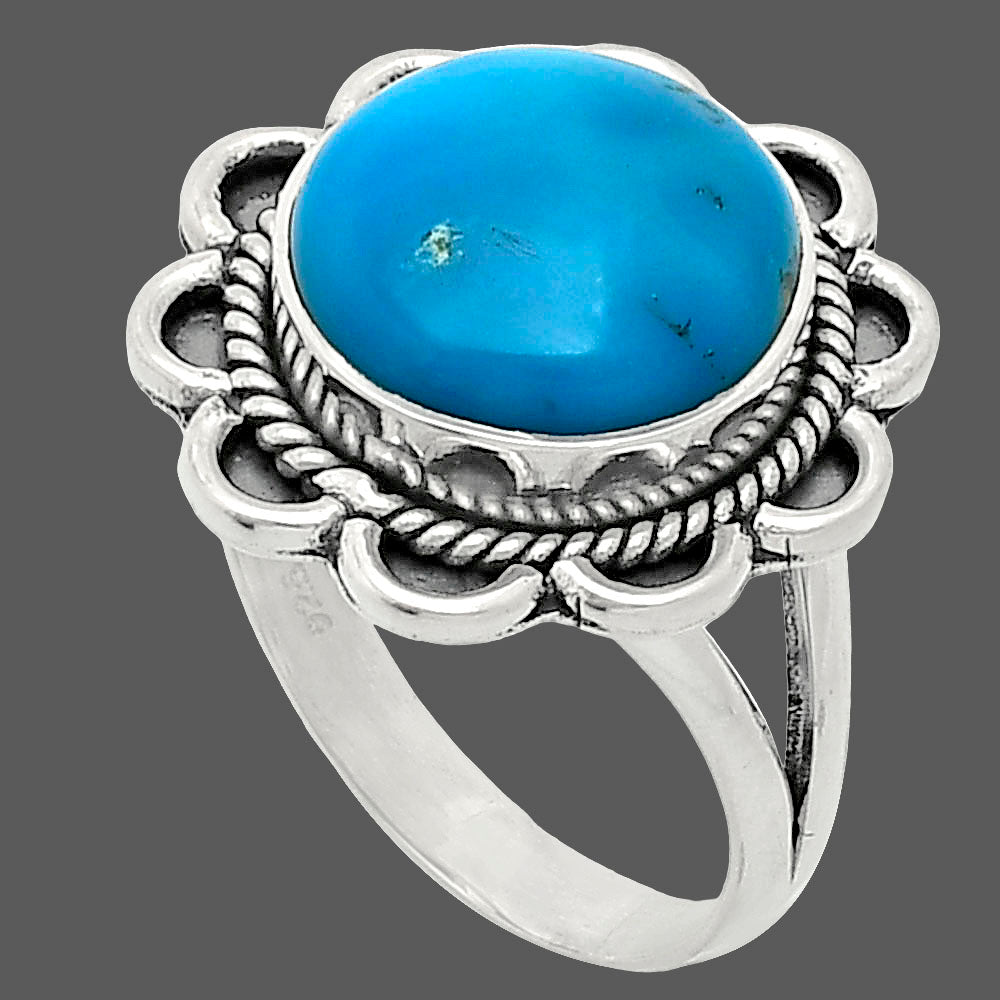 Premium Quality Sleeping Beauty Turquoise - USA Ring size-8 R-1221 27-ER11038