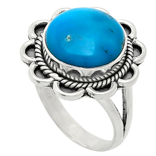 Premium Quality Sleeping Beauty Turquoise - USA Ring size-8 R-1221 27-ER11038