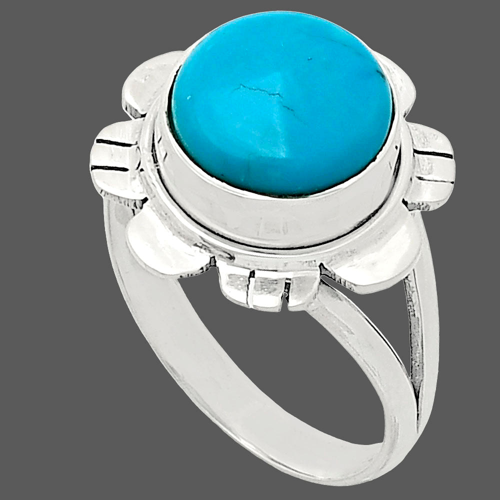Premium Quality Sleeping Beauty Turquoise - USA Ring size-9 R-1342 27-ER11047